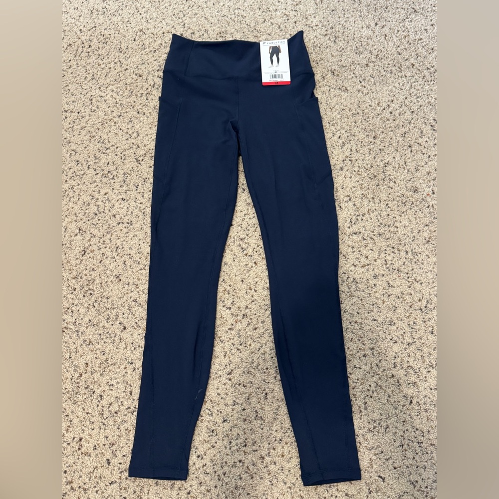 Women’s Navy Blue Fabletics Leggings size medium